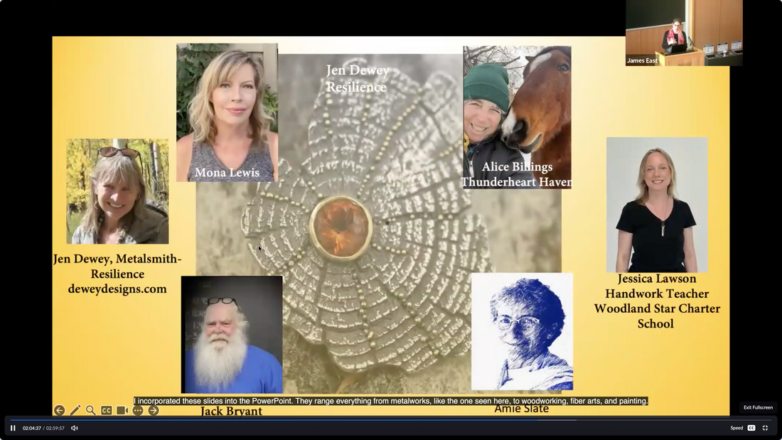 "Resilience" Pendant by Jenn Dewey, Harvard Presentation - 2026