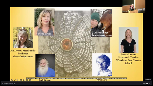 "Resilience" Pendant by Jenn Dewey, Harvard Presentation - 2026