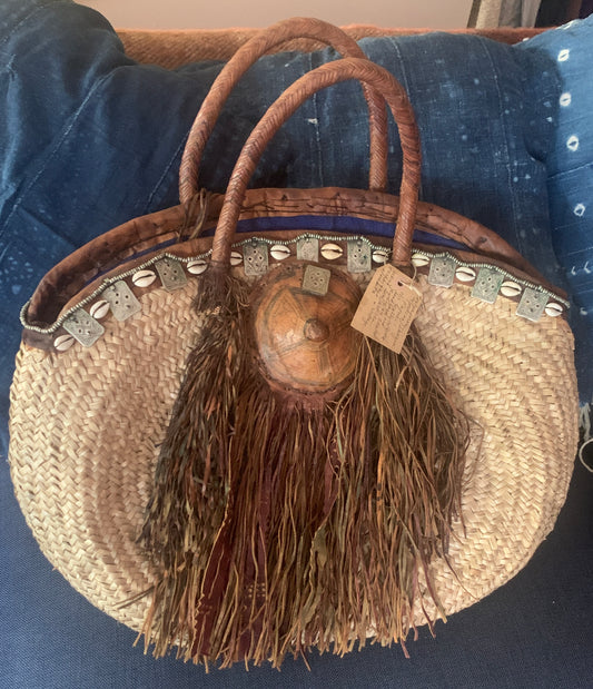 New - Woven & Adorned #2 Purse by Faouzy Mghatete of Marrakech, Morocco