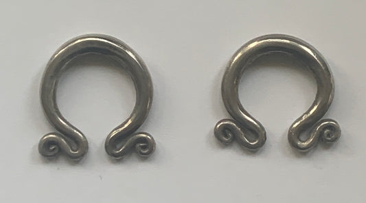 Vintage Miao Silver Ear Weights